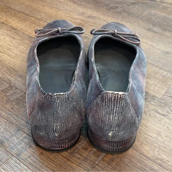 Stuart Weitzman leather ballet flats animal print - Picture 6 of 10